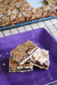 Nutella Pecan Pie Bars #worldnutelladay #piebars