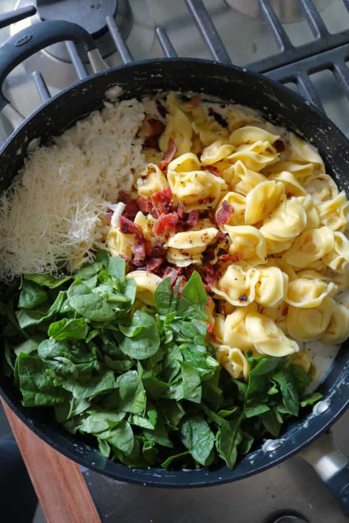 Baked Tortellini and  Bake in Creamy Meyer Lemon Sauce.