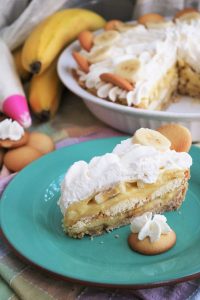 Banana Pudding Pie Slice