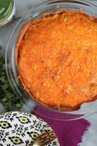 Cheesy Chicken Quesadilla Pie Recipe.