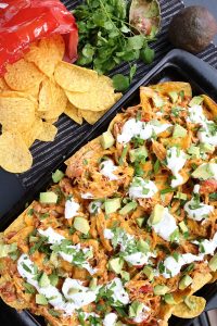 Slow Cooker Chicken Nachos