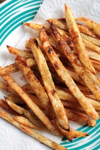 Baked Fries with Brown Sugar.