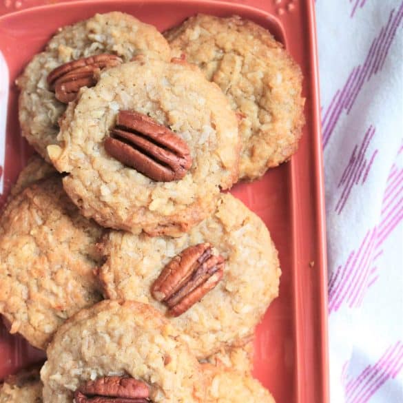Coconut Pecan Cookies.