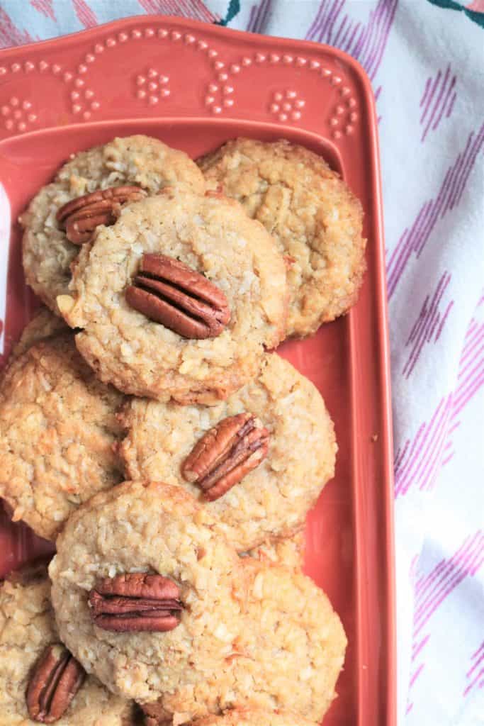 Coconut Pecan Cookies.