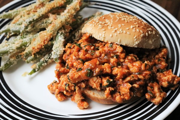 Ground Turkey Sloppy Joes #sloppyjoes