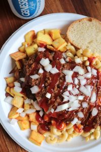 Homemade Garbage Plates from Rochester, NY.