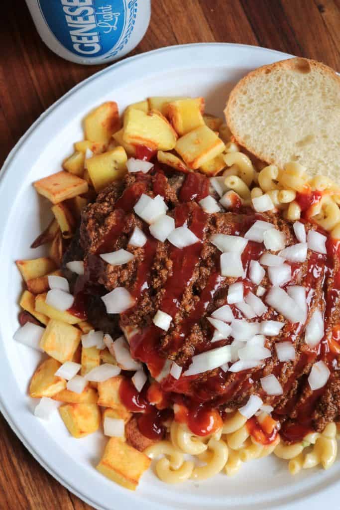 Homemade Garbage Plates from Rochester, NY.