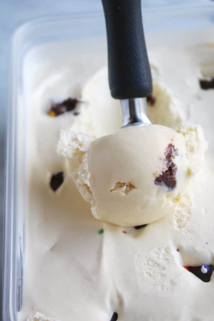 Malted Vanilla Cosmic Brownie Chunk Ice Cream 1