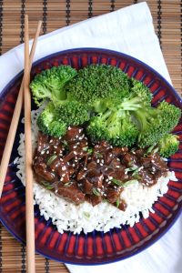 Slow Cooker Beef & Broccoli.
