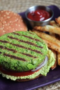 Spicy Edamame Burger Patty.
