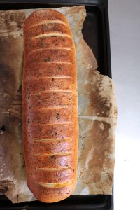 Homemade Breakfast Stromboli.
