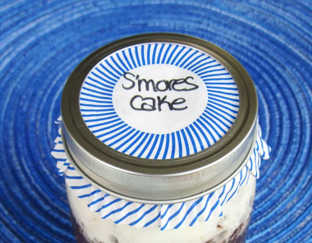 S'mores Jar Cake 2
