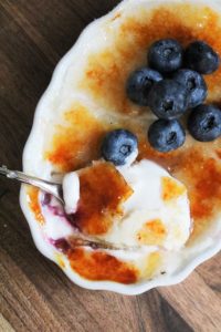Healthy Breakfast Crème Brulee