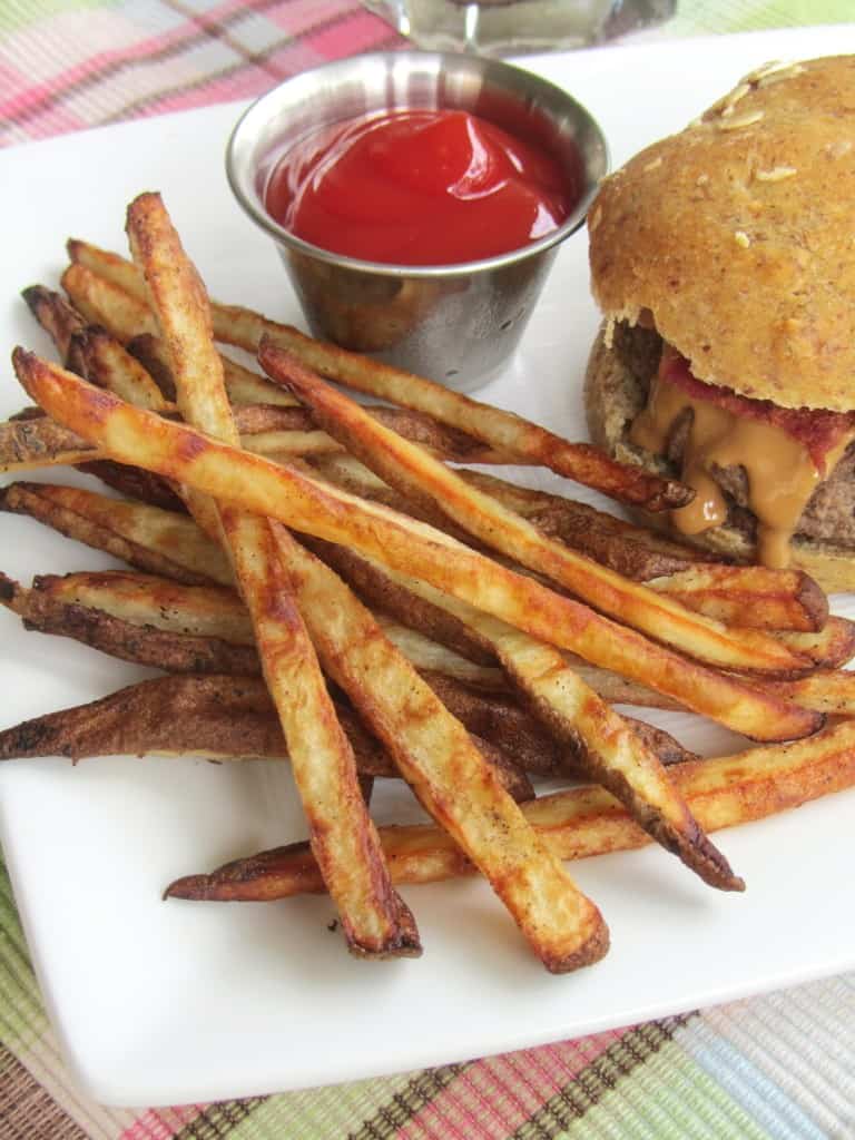 Peanut Butter Burgers with Slim Jim Fries and Chocolate Malted