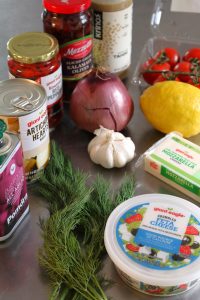 Greek Pizza Toppings.