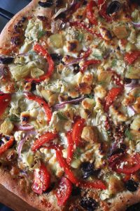 Greek Inspired Pizza.