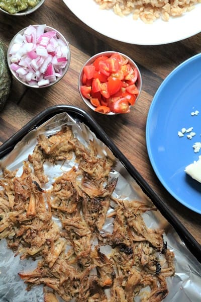 Shredded Slow Cooker Carnitas
