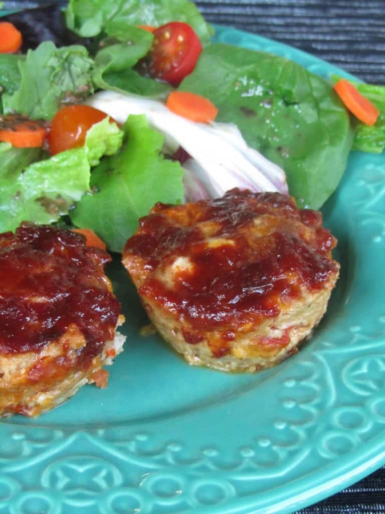 Cheddar-BBQ Turkey Meatloaf Muffins 1