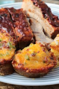 Individual Scalloped Potatoes with Bacon & Jalapeno.