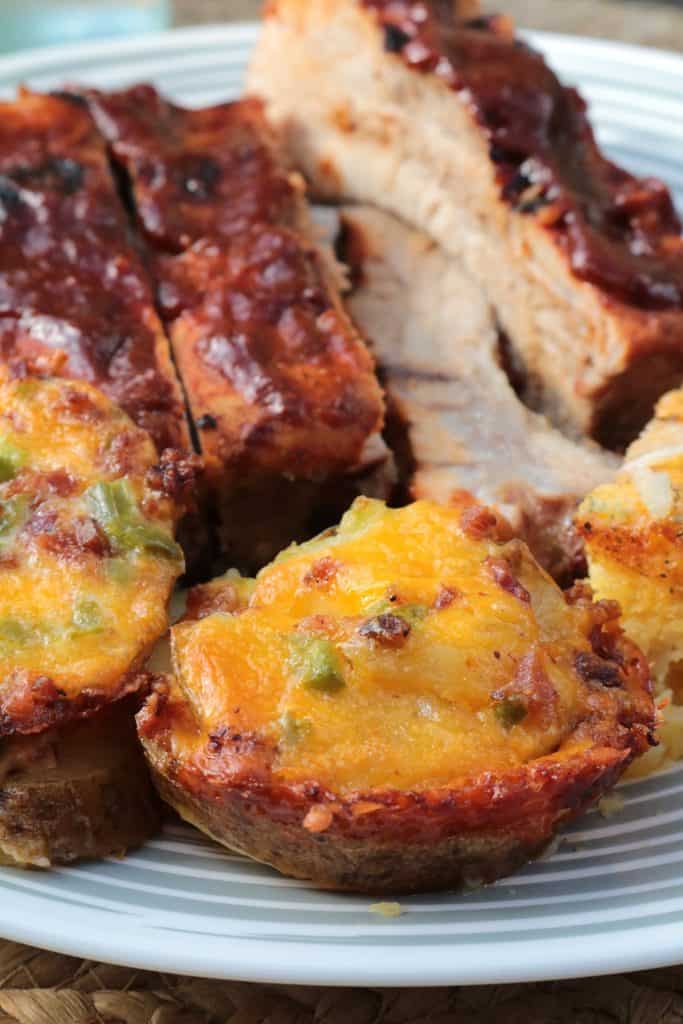 Individual Scalloped Potatoes with Bacon & Jalapeno.