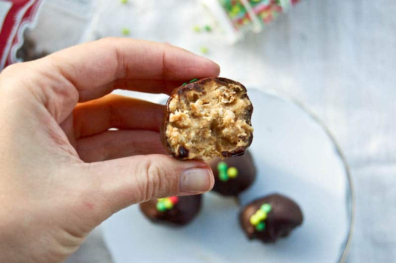 No Sharing Peanut Butter Krispie Chocolate Balls-5