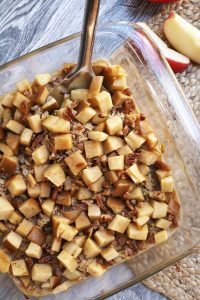 Baked Apple Cider Oatmeal.