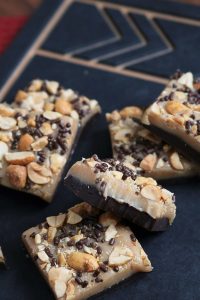 Quick Peanut Butter and Dark Chocolate Fudge