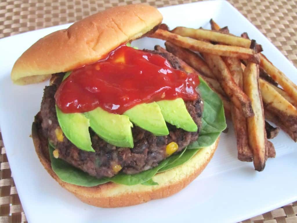 Spicy Black Bean Burgers 1
