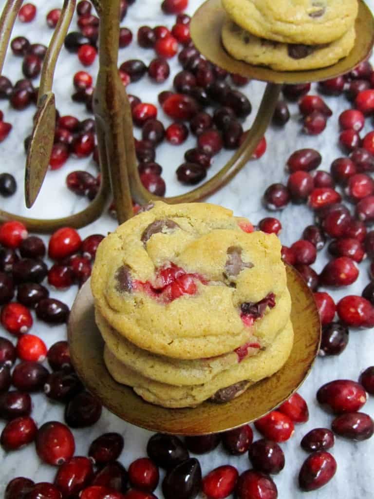 Cranberry Chocolate Chunk Brown Butter Cookies 1