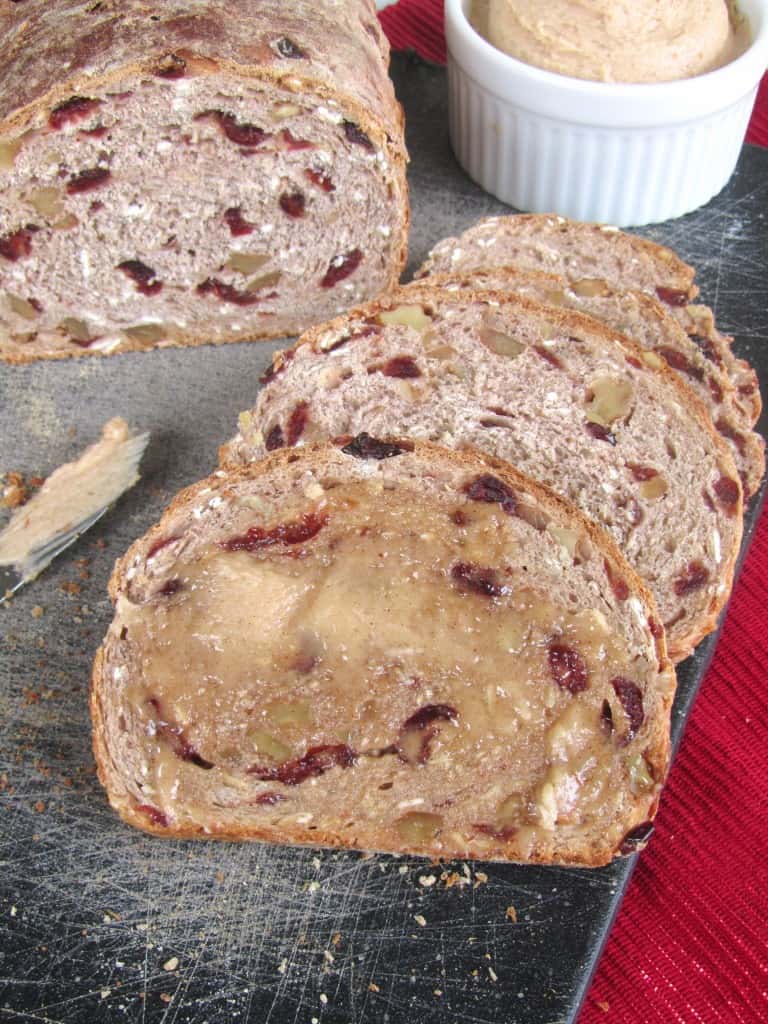 Cranberry-Walnut Oat Bread 1
