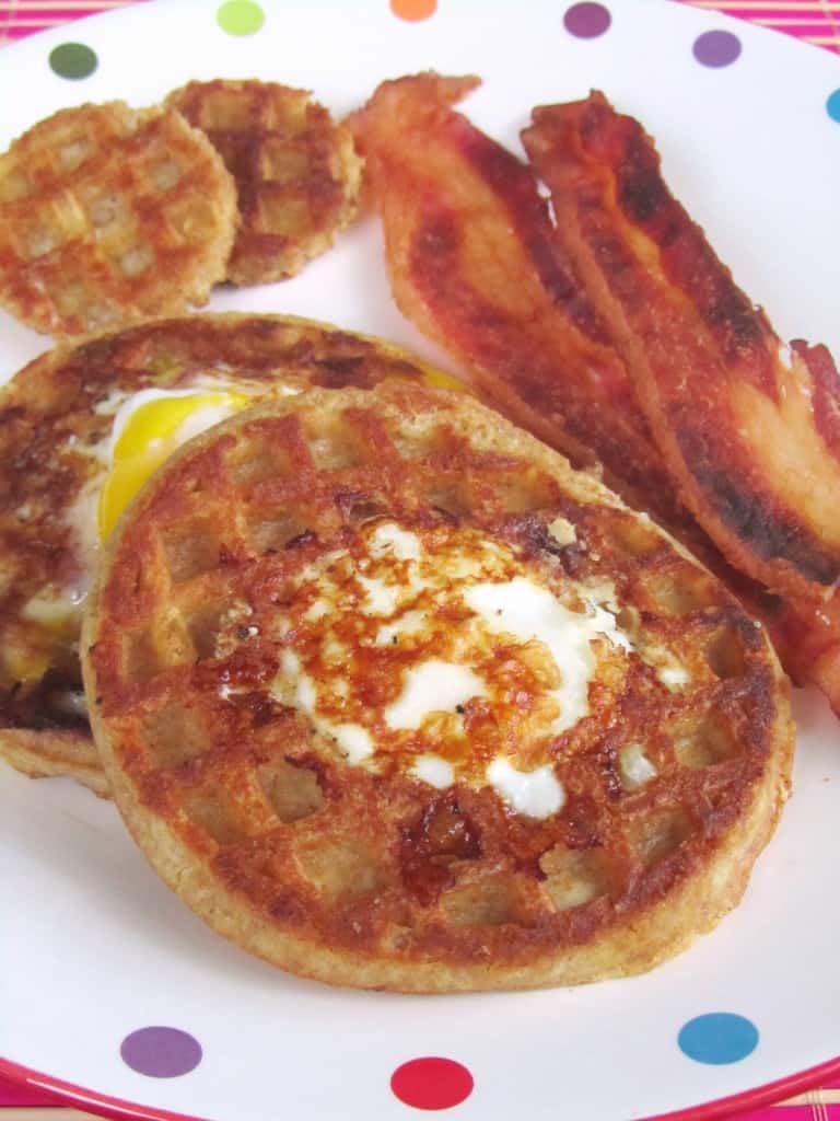 Egg in a Hole Waffles