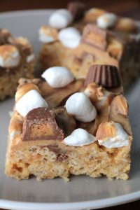 Elvis Fluffernutter Rice Krispie Treats.