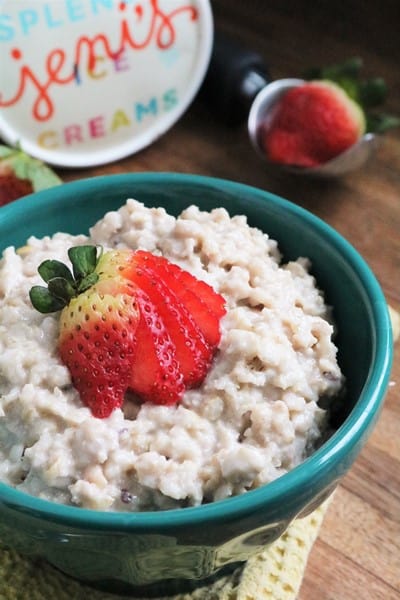 Ice Cream Oatmeal #breakfast #brunch
