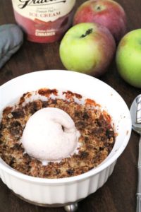 Single Serving Apple Crisp #aingleserving #apples