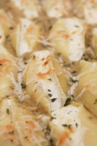 Stuffed Shells with Pumpkin Sage Cream Sauce 1 #pumpkinalfredo #recipe