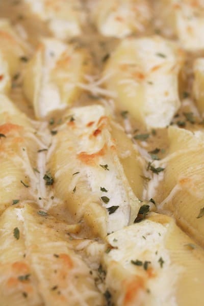 Stuffed Shells with Pumpkin Sage Cream Sauce 1 #pumpkinalfredo #recipe