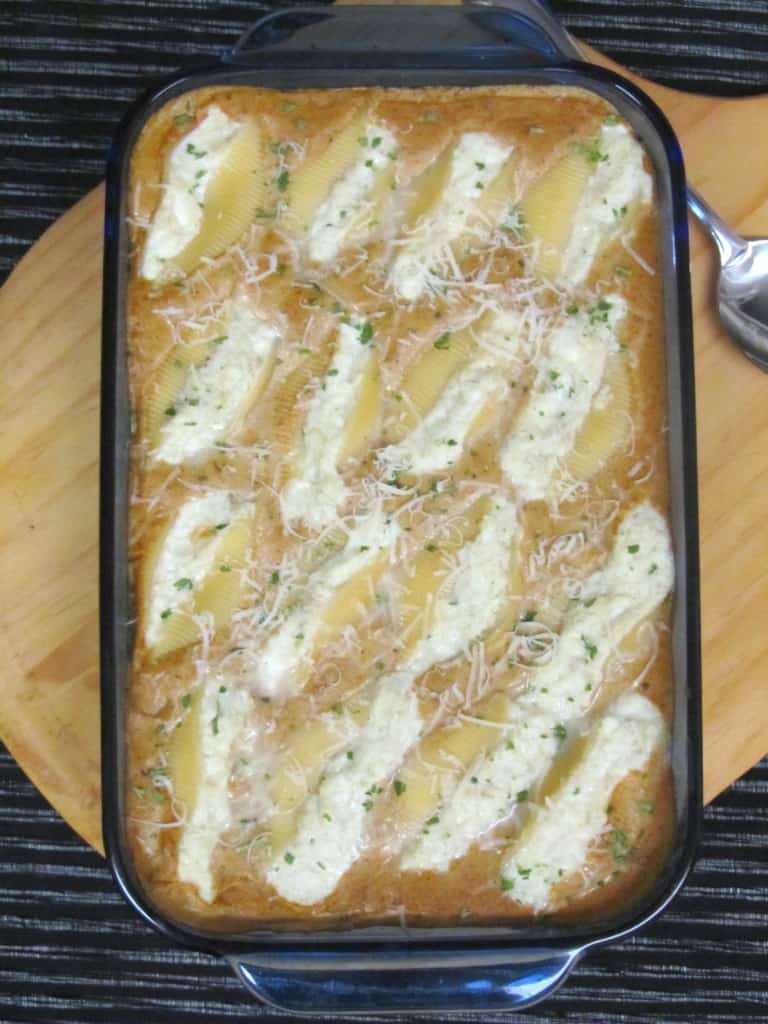Stuffed Shells with Pumpkin Sage Cream Sauce 1