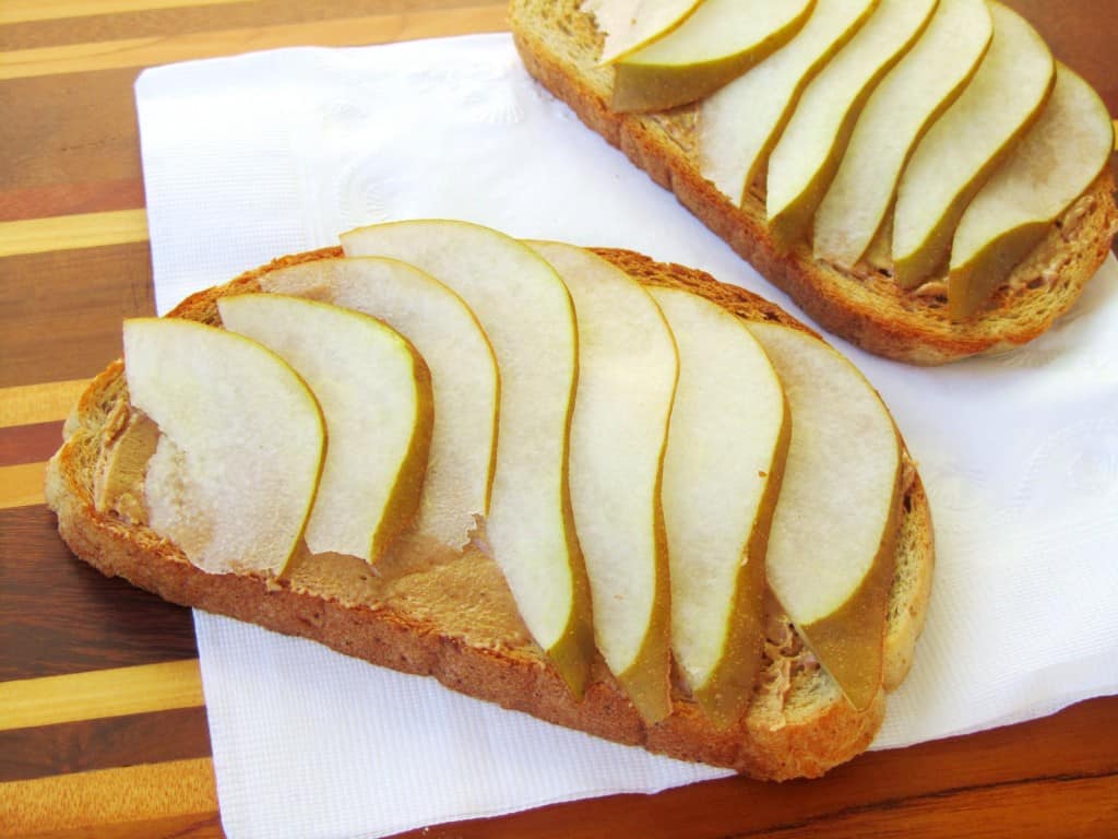 Almond-Pear Panino