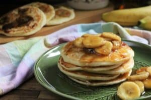 Bananas Foster Pancakes