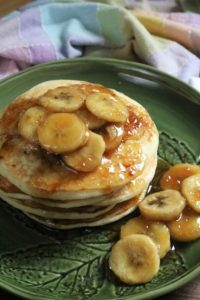 Bananas Foster Pancakes #brunch