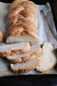 Sliced Homemade Italian Bread