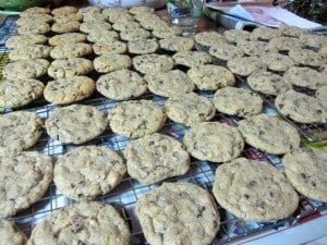 Oatmeal Walnut Chocolate Chip Cookie Yield