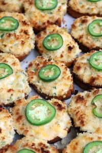Spicy Jalapeno Popper Crostini