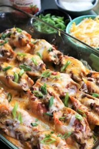 Homemade Mexican Stuffed Shells.