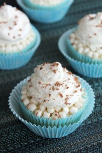 White Hot Chocolate Cupcakes
