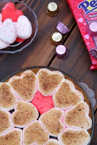 Peanut Butter Cup Brownie Peeps S'mores Pie