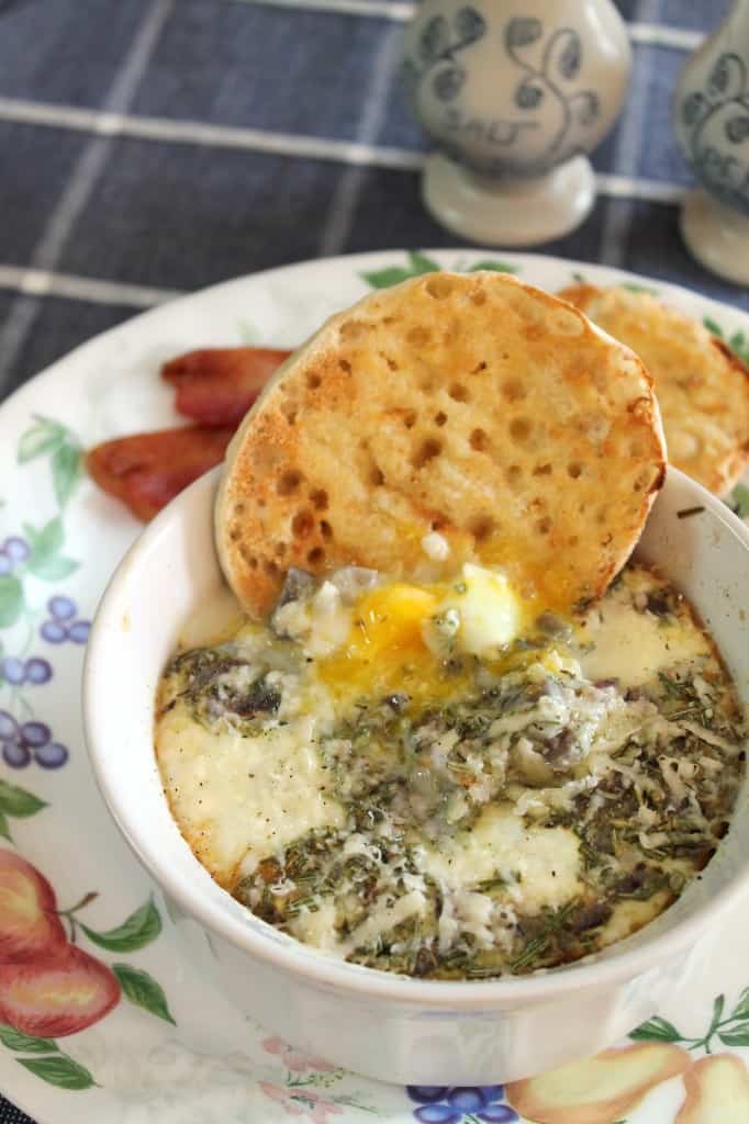 Parmesan and Herb Baked Eggs 2
