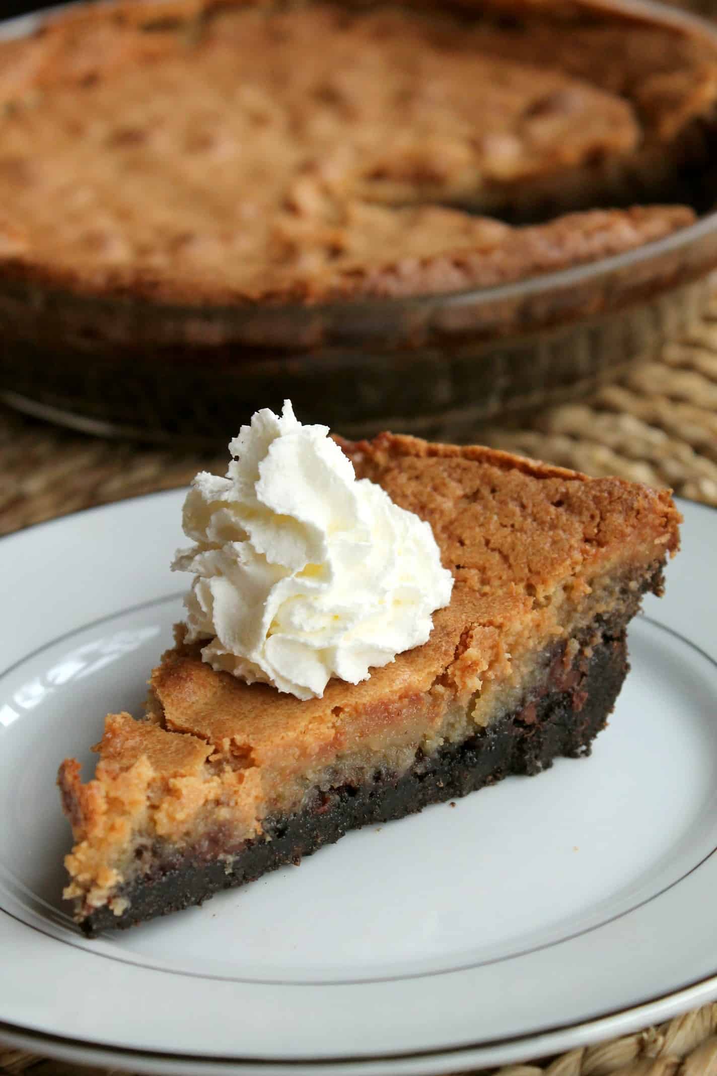 Peanut Butter Chocolate Chip Chess Pie
