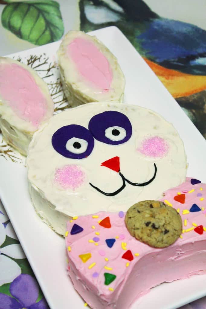 Rice Krispies Easter Bunny Cake