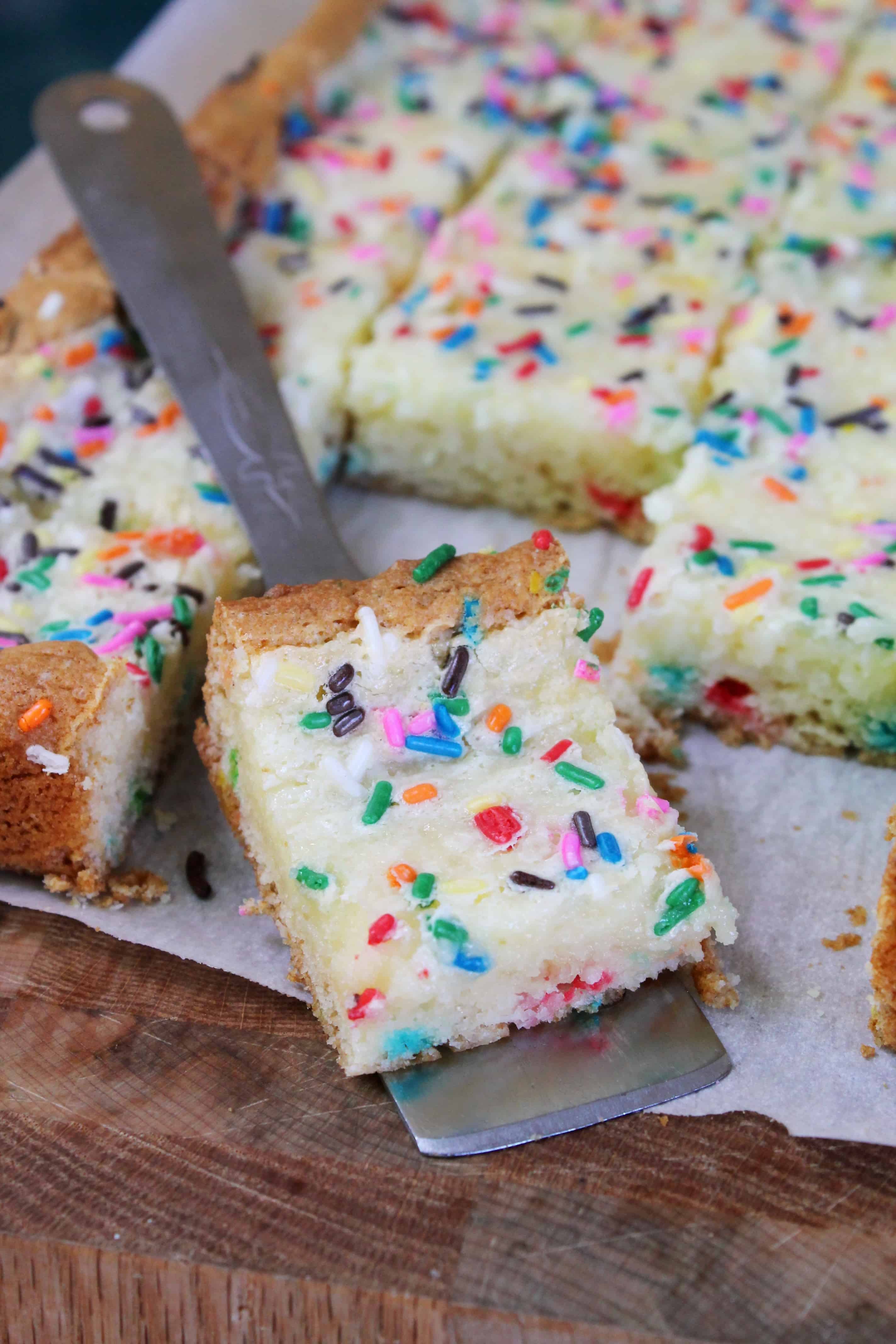 Funfetti Gooey Butter Cake